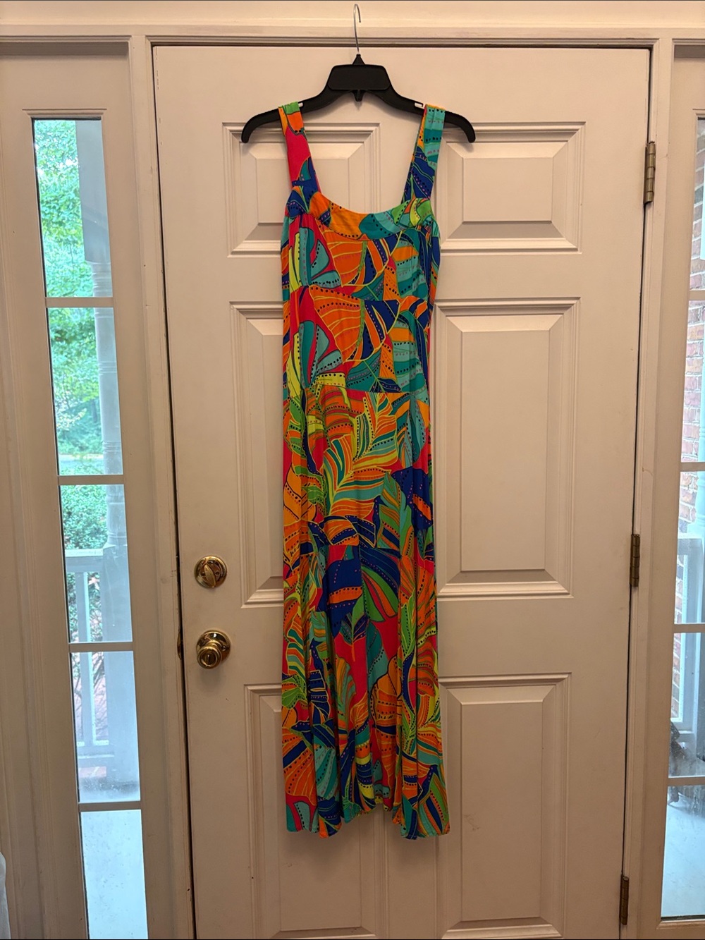 1. State Vibrant Tropical Maxi Dress in Multi-Color